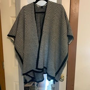 Poncho Wrap with Shimmer